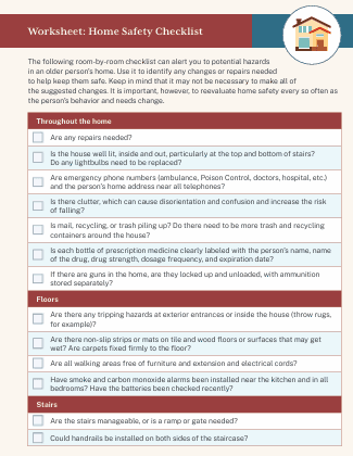 image - home safety checklist