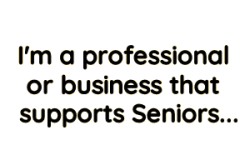 I'm a professional or business that supports Seniors (image)